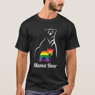 T-shirt LGBT Mama Bear Gay Pride d'Equal Rights Rainbow