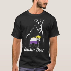 T-shirt Lgbt Non Binary Cousin Bear Enby Non Binary Pride
