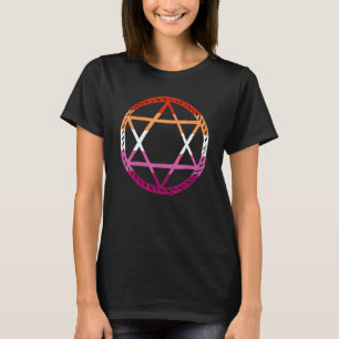 T-shirt Lgbt Pentagram Goat Goth Lesbian