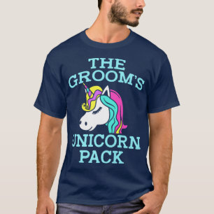 T-shirt Lgbt Pride Gay Bachelor Party Unicorn Pack Engagem