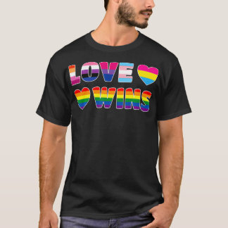 T-shirt LGBT Pride Gay Lesbian Biseual Transgender Panseua