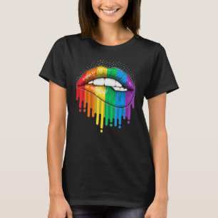 T-shirt Lgbt Pride Lièvres Rainbow Gay Lesbian Bisexual Tr