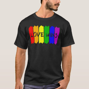 T-shirt Lgbt Pride Loin gagne Rainbow Support Gay Lesbian