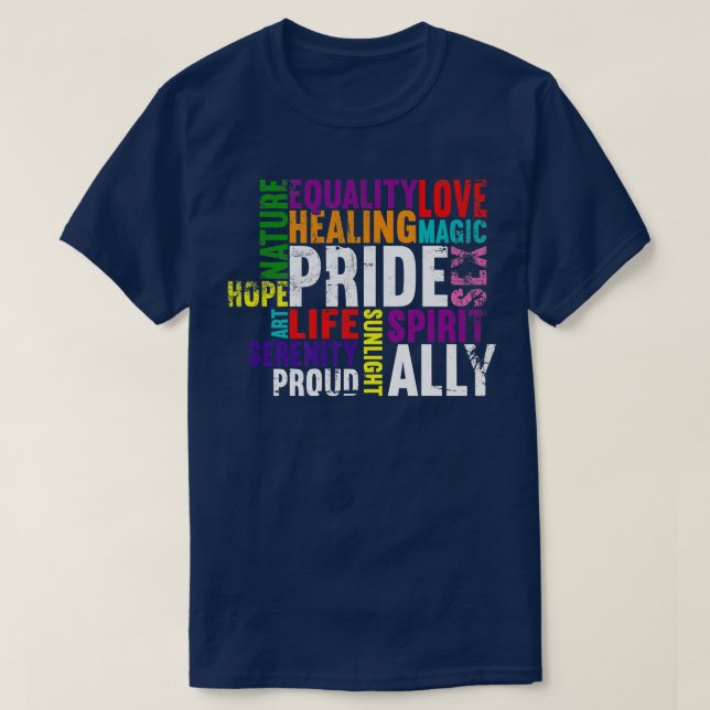 T-shirt LGBT Prith Moth LGBTQ Lesbian Trans Fière Gay Pri (Design devant)