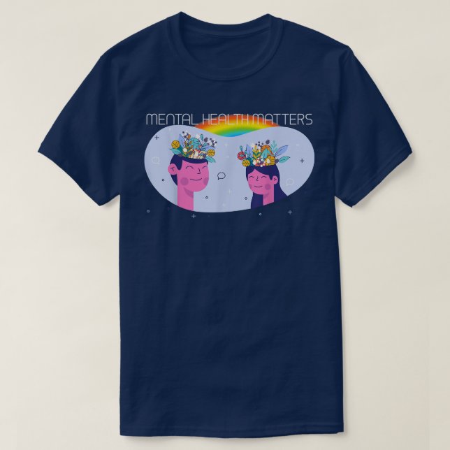T-shirt Lgbt, Questions De Santé Mentale 2977 1313  (Design devant)