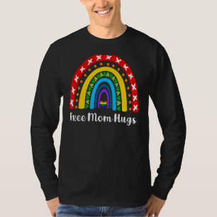 T-shirt Lgbt Rainbow Heart Free Mom Hugs