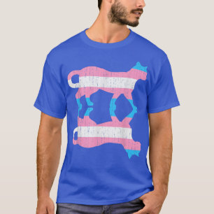 T-shirt LGBT Trans Pride Drapeau transsexuel Animal Chat T