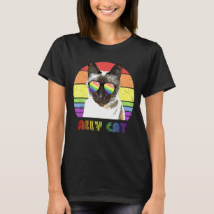 T-shirt Lgbtq Ally Chat Rainbow Gay pride Drapeau Lgbt 17