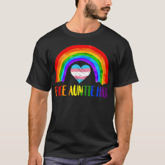 T-shirt LGBTQ Auntie Hugs Gay pride LGBT Rainbow Moth
