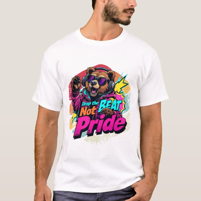 T-shirt LGBTQ BearDJ VintageVibes (Devant)