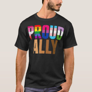 T-shirt LGBTQ Black Pride Fier Ally Lesbian Gay Bi Trans