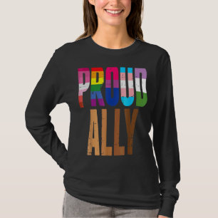 T-shirt Lgbtq Black Pride Fier Ally Lesbian Gay Bi Trans