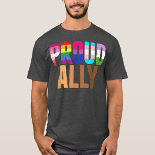 T-shirt LGBTQ Black Pride Fier Ally Lesbian Gay Bi Trans 