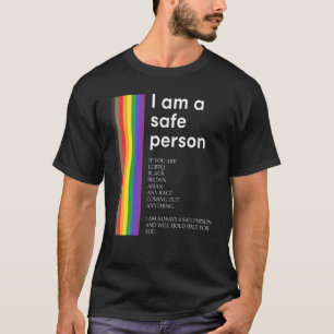 T-shirt Lgbtq Blm Je Suis Une Personne De Confiance Et Tie