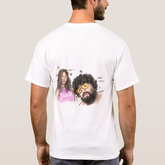 T-shirt LGBTQ+ Fide Couple Illustration T - Chemise (Dos)