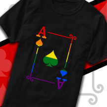 LGBTQ Fierté Drapeau Jouer des cartes Ace Card Ace