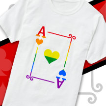 LGBTQ Fierté Drapeau Jouer des cartes Ace Card Ace