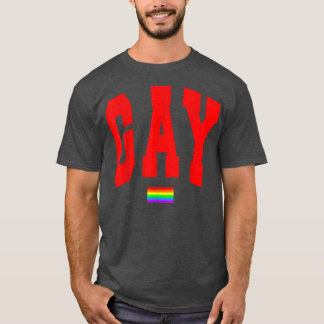 T-shirt Lgbtq Fierté Graphisme Arc En Ciel Drapeau Droits 