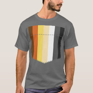 T-shirt LGBTQ Fierté Mois Ours Drapeau dans mon pochette G