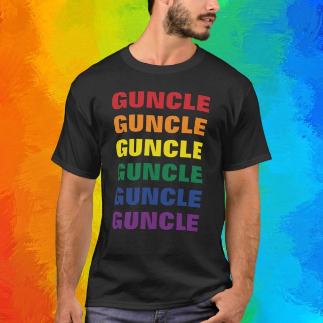 T-shirt LGBTQ Gay pride Amusant Et Amusant Oncle Gay Gay (Créateur téléchargé)