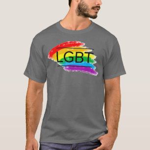 T-shirt LGBTQ Gay pride LGBT Rainbow Joyeux Jour de la Fie