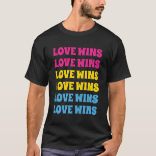 T-shirt LGBTQ Pansexual Pride texte extensible personnalis