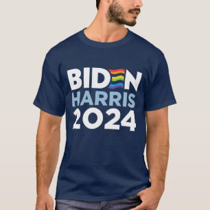 T-shirt LGBTQ Pour Biden Harris 2024