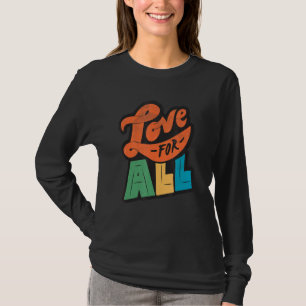 T-shirt Lgbtq+ Soutien Amour Pour Toutes Les Édition Halft