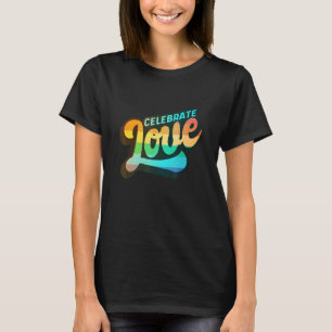 T-shirt Lgbtq+ Support Celebrate Love Color Edition 1