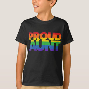 T-shirt LGBTQ+ Tante de famille Gay pride Ally LGBT Tante 