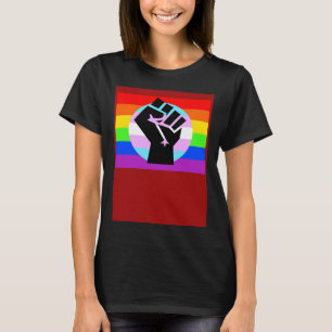 T-shirt LGBTQ Trans vit une première de solidarité