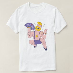 T-shirt LGBTQIA FIDE Fun Queen avec Drapeau LGBTQ