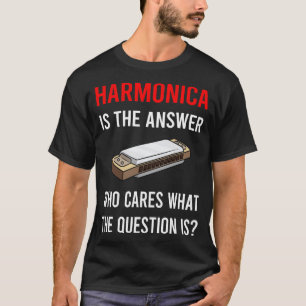 T-shirt L'harmonica à bouche The Answer