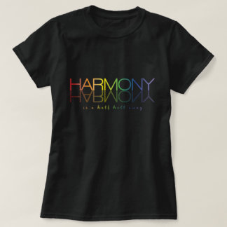 T-shirt "L'harmonie est à mi-chemin" Dressage Tee
