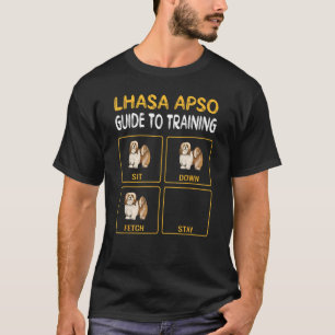 T-shirt Lhasa Apsos Guide Pour L'Entraînement De L'Obéissa