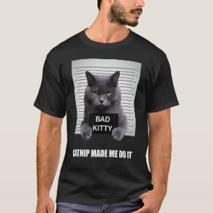 T-shirt L'herbe à chat m'a fait faire ça Ca pour PapaMam