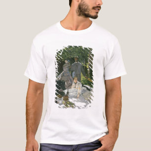 T-shirt l'Herbe de sur de Dejeuner de Claude Monet  ,