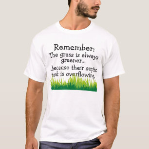 T-shirt L'herbe est plus verte