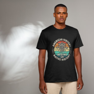T-shirt L'histoire américaine commence avec l'histoire aut
