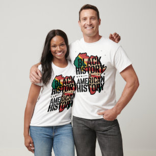 T-shirt L'histoire des Noirs est l'histoire patriotique de