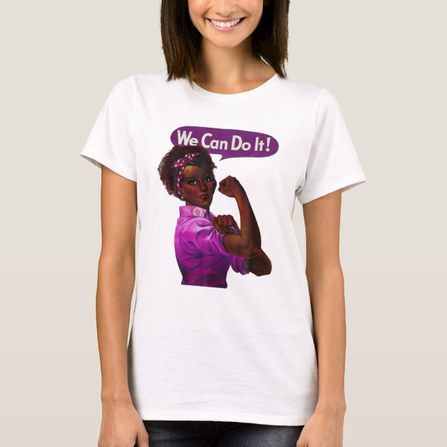 T-shirt L'histoire noire de l'afro-américain Rosie (Devant)