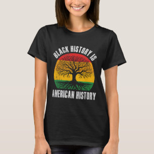 T-shirt L'histoire noire est l'histoire américaine Bhm rac
