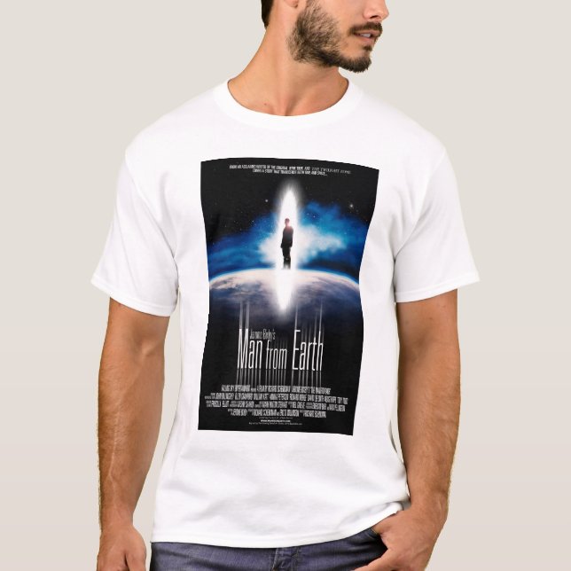 T-shirt L'homme de la chemise d'affiche de la terre (Devant)