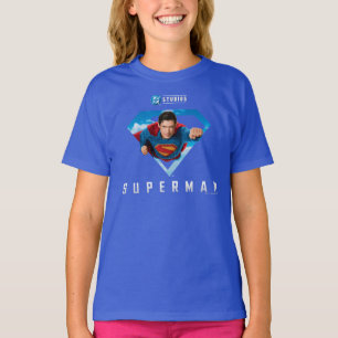 T-shirt L'homme de l'acier en vol
