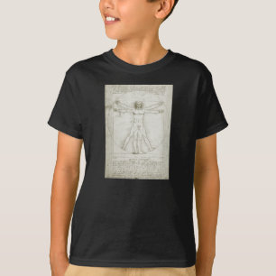 T-shirt L'Homme de Vitruve de Léonard de Vinci