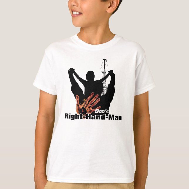 T-shirt L'homme droit du papa de GISEMENT DE PÉTROLE (Devant)