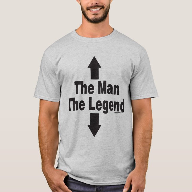 T-shirt L'homme la légende (Devant)