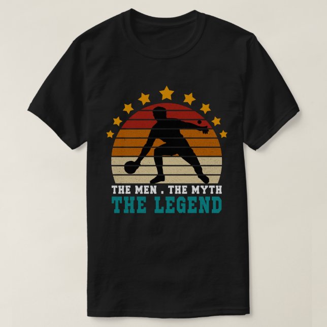 T-shirt L'Homme Le Mythe La Légende Ping Pong (Design devant)