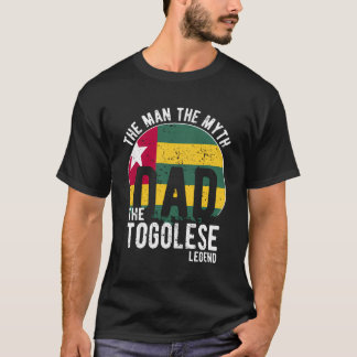 T-shirt L'Homme Le Mythe La Légende Togolaise - Papa Togol