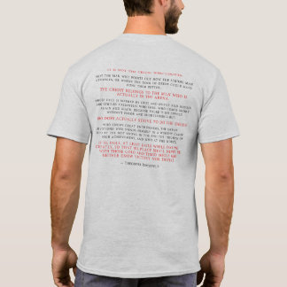 T-shirt L'homme Roosevelt dans l'arène graphique guerrier 